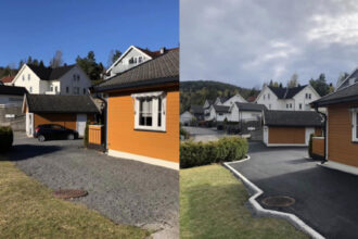 Asfaltering av innkjørsel/gårdsplass i Oslo og Viken
